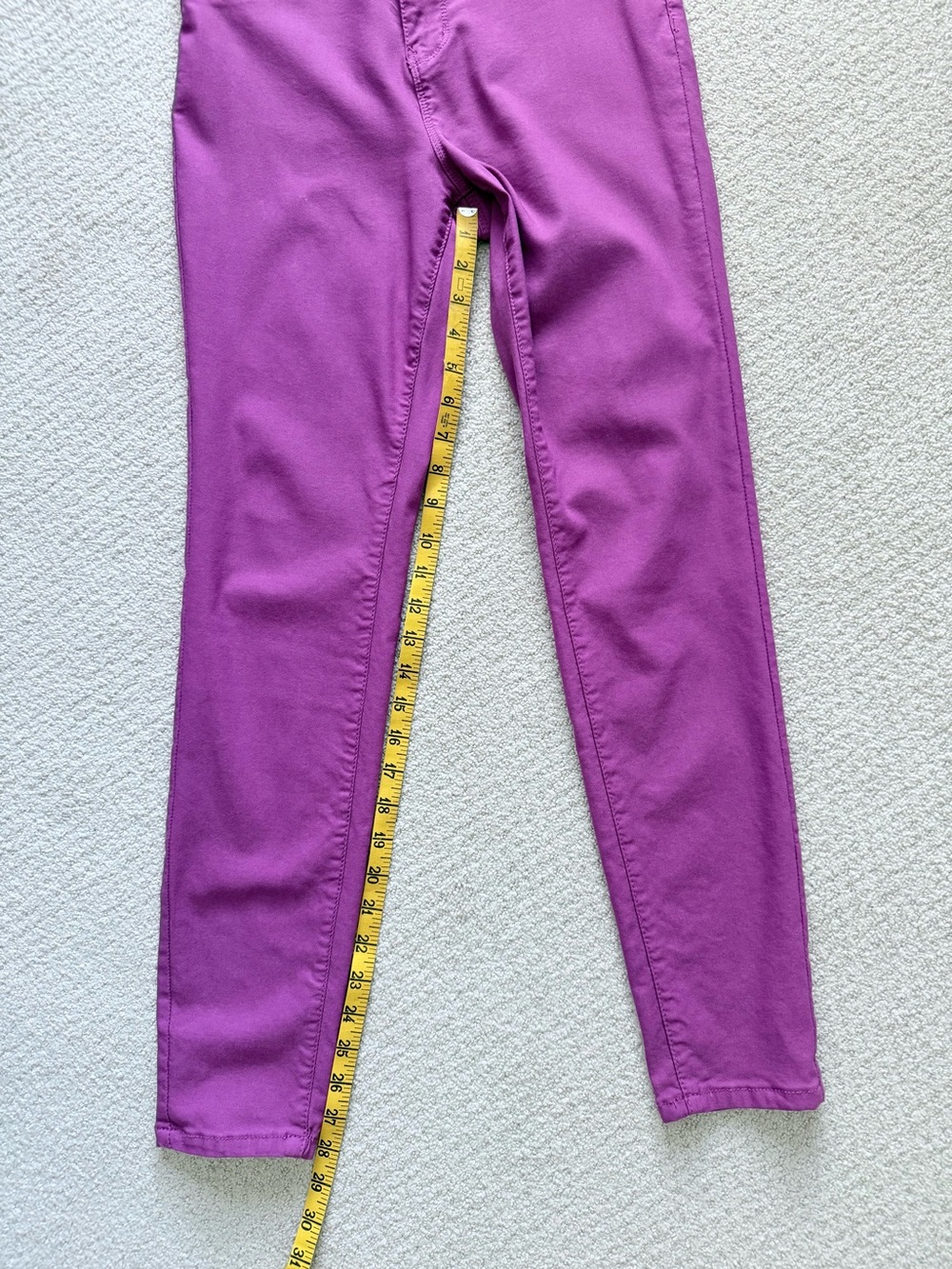 YMI Magenta Stretch Skinny Jeans - Picture 7 of 10